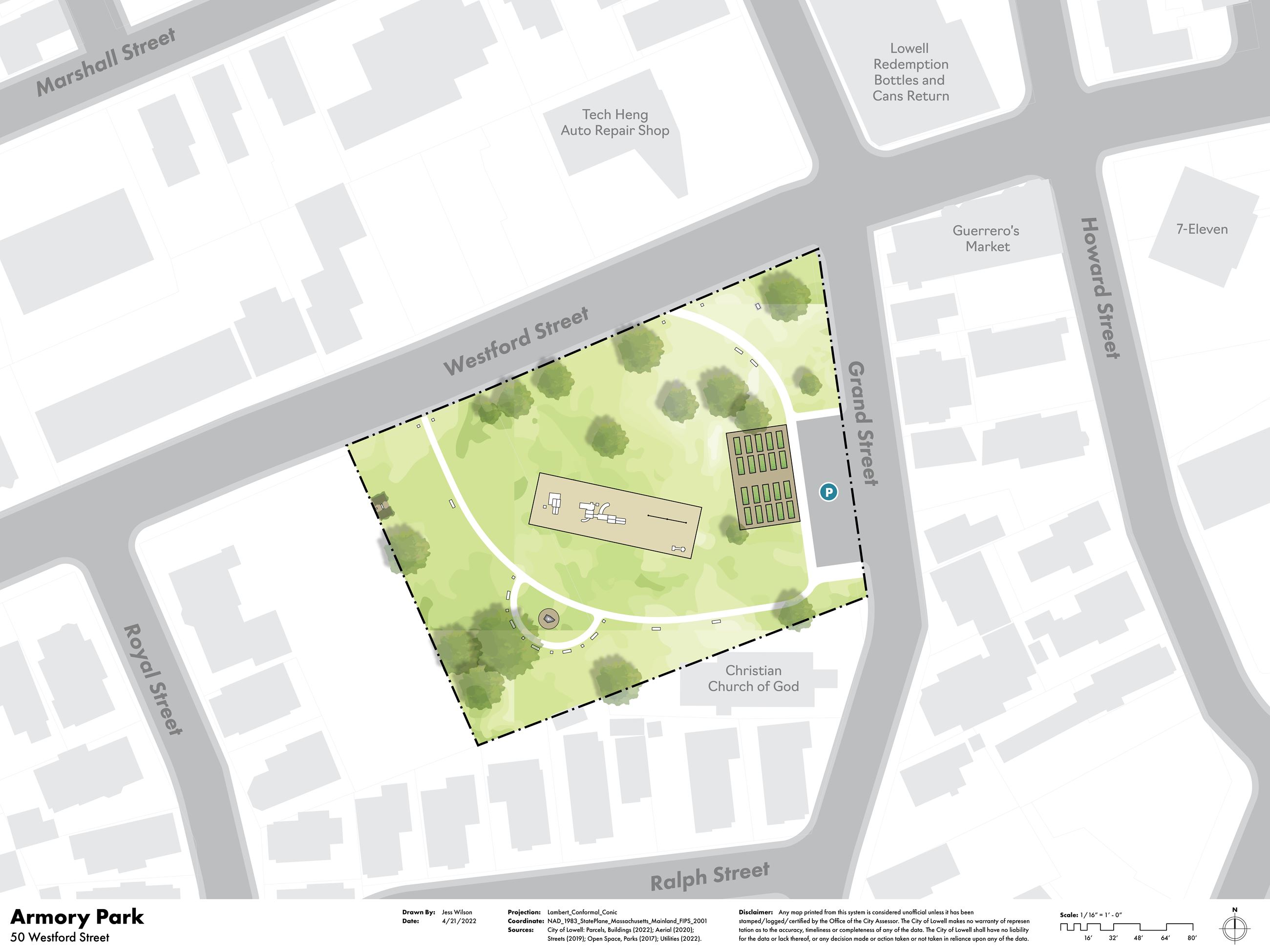 Armory Park Map
