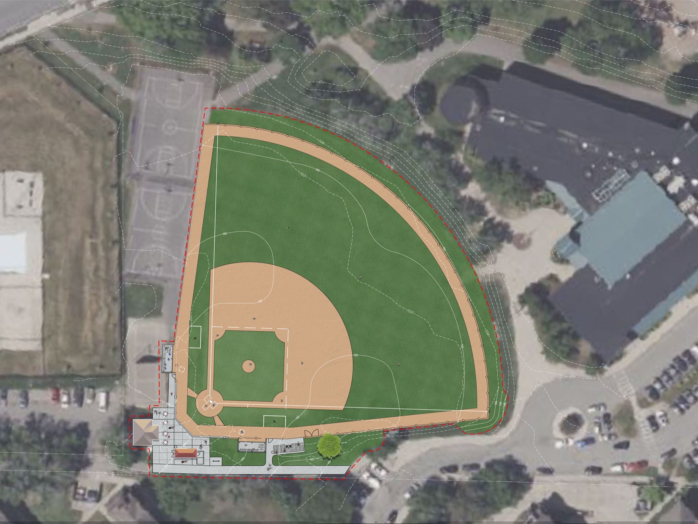 North Common Plan Rendering