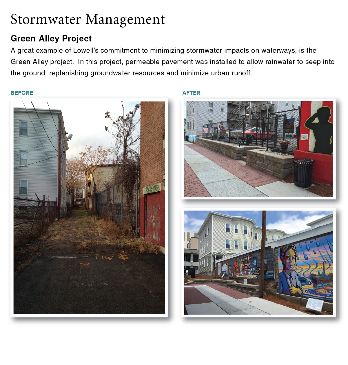 stormwater management-green alley