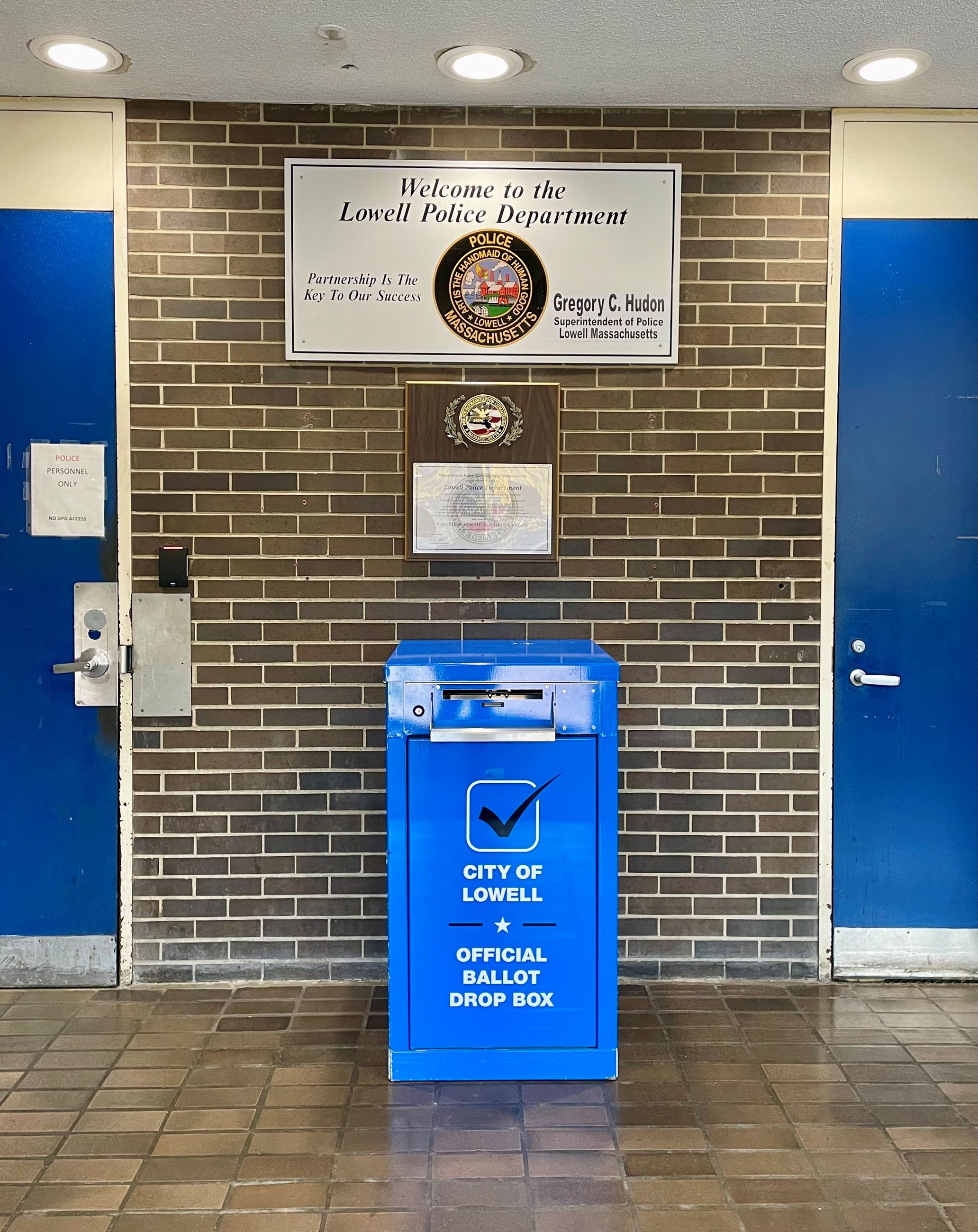 2023 Ballot Drop Box at LPD