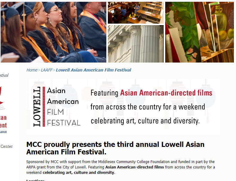 Lowell Asian American Film Festival 