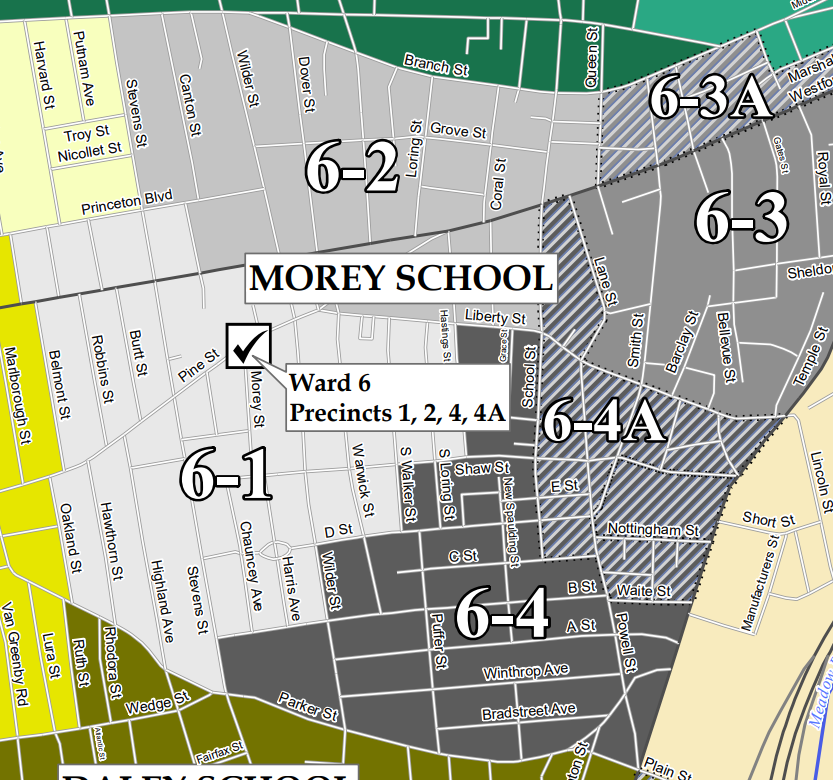 Morey Feb 3 Mar 3 polling location